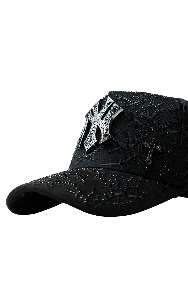 NY THORNED 24K BLACK GOLD